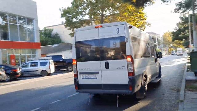 Маршрутка IRITO Boxer L4H2(Z8P) маршрут 9 смотреть онлайн