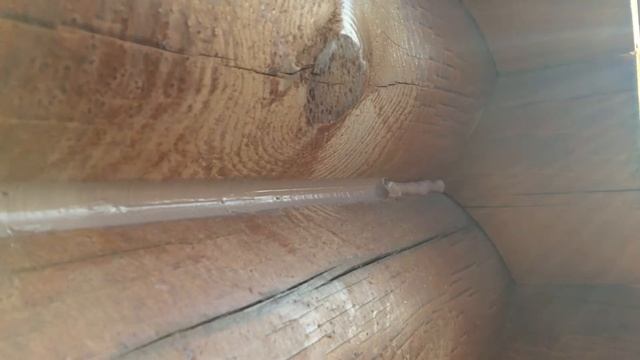 Нанесение герметика снаружи дома компания Вереск смотреть онлайн