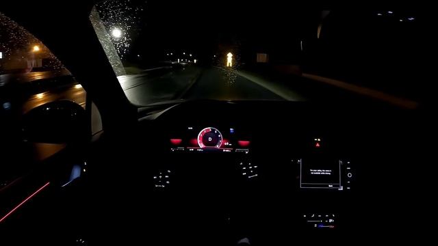 2022 Volkswagen Tiguan SE R-line - POV Night Drive (Binaural Audio) смотреть онлайн