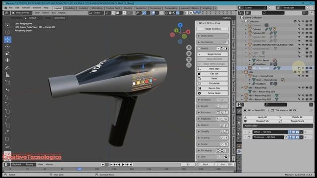 ND ( NON DESTRUCTIVE ) - HUGEMENACE - ADDON OPZIONALE ESTERNO PER BLENDER смотреть онлайн