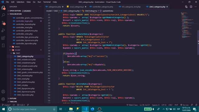 implementación de patrones de diseño en PHP(MVC,DAO,VO,SINGLETON) смотреть онлайн