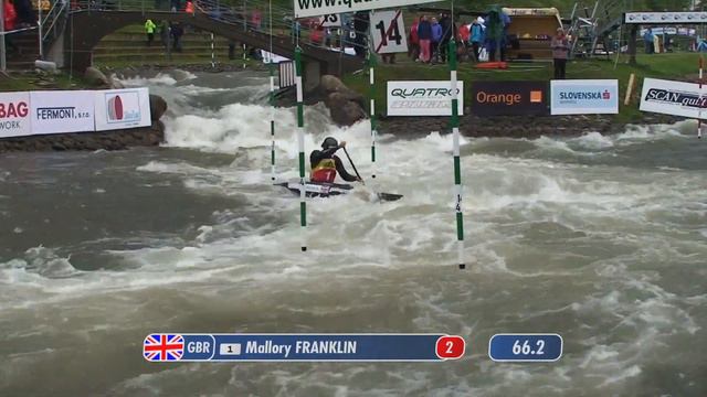 Mallory Franklin (GBR) - Final C1W - 2016 ECA Canoe Slalom European Championships смотреть онлайн