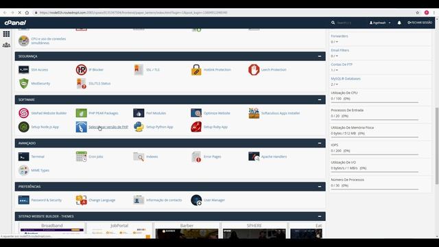 Alterar versão PHP Cpanel смотреть онлайн