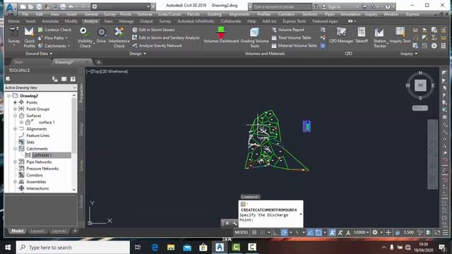 TUTORIAL CATCHMENT AREA CIVIL 3D смотреть онлайн