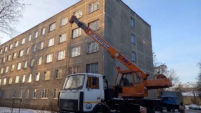 Автокран КС-35719-5 Клинцы. Обзор. смотреть онлайн