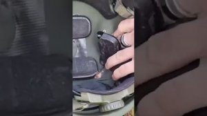 Отстрел шлема калибром 9х19 Aholdtech NIJ IIIa свмп