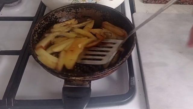 Готовим настоящую картошку фри!(кулинарное шоу готовим с борщом) смотреть онлайн