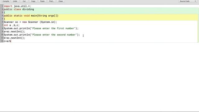 Dividing two numbers using scanner class|Java Learning|BlueJ смотреть онлайн