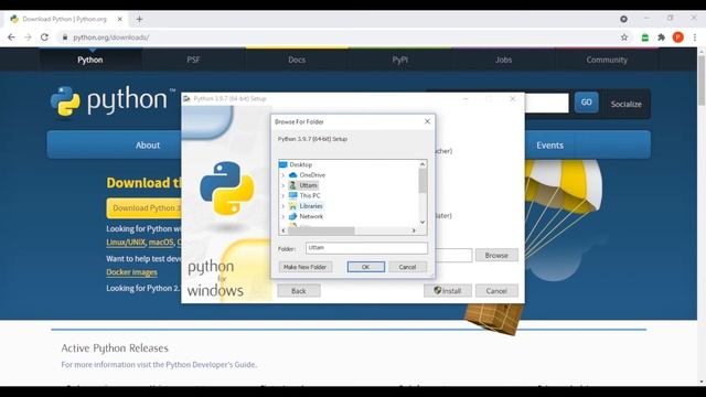 How to install python 3.9.7 on windows 10 | python ko install kaise kare windows 10 смотреть онлайн