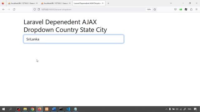 Laravel Tutorial 3 - Laravel Dependent AJAX Dropdown Country State City from MySQL Database смотреть онлайн