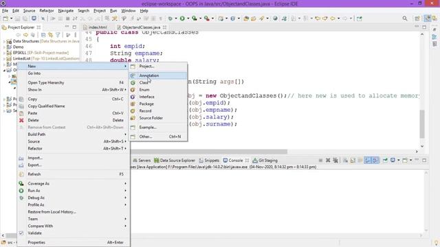 Objects and Classes | OOPS in Java смотреть онлайн