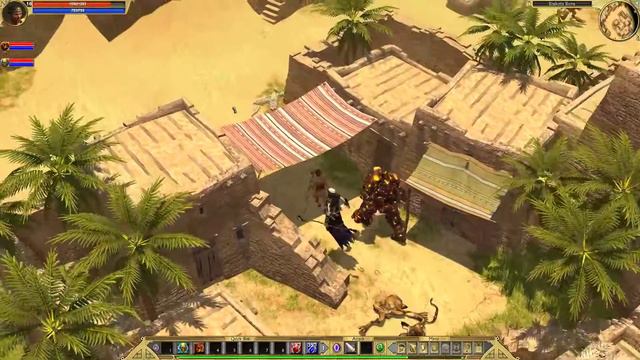 Titan Quest: Act 2 Egypt - Golem and Lich King do good work (Anniversary Edition) смотреть онлайн