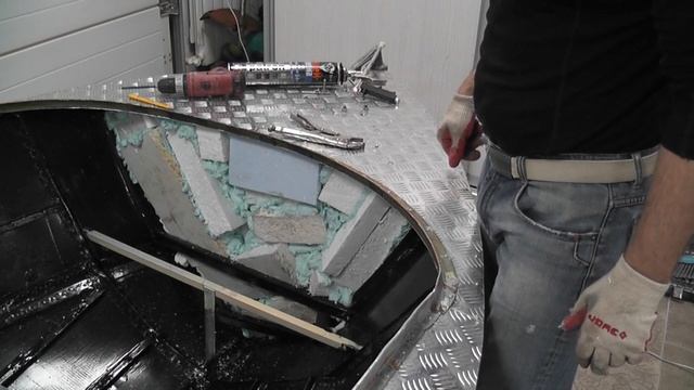 Блок плавучести в лодке.Лодка для рыбалки своими руками. смотреть онлайн