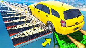 МОЖНО ЛИ ПЕРЕПРЫГНУТЬ 100+ КОРАБЛЕЙ В ГТА 5! ЭКСПЕРИМЕНТЫ GTA 5 ONLINE!