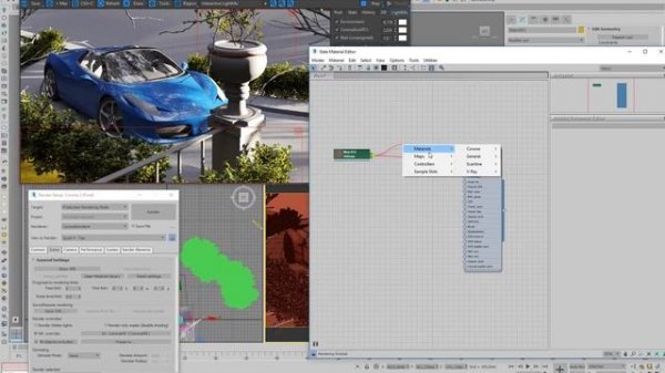 render.camp | Ferrari Scene Setup | How Render Was Done | 3DS MAX + Corona Render