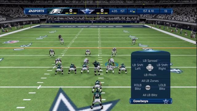 Madden NFL 13 Gameplay: Philadelphia Eagles vs. Dallas Cowboys - Xbox 360 смотреть онлайн