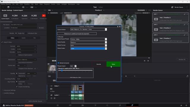 Esportazione Multipla con DaVinci Resolve смотреть онлайн