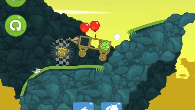 Bad Piggies - When Pigs Fly - level 2-11 Three Star Walkthrough смотреть онлайн