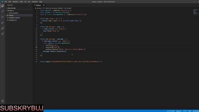 discord.js Jak zrobić embed? #2 смотреть онлайн