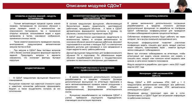 Семинар № 10 Обучение работников предприятий и внедрение системы дистанционного обучения 9.02.22 смотреть онлайн