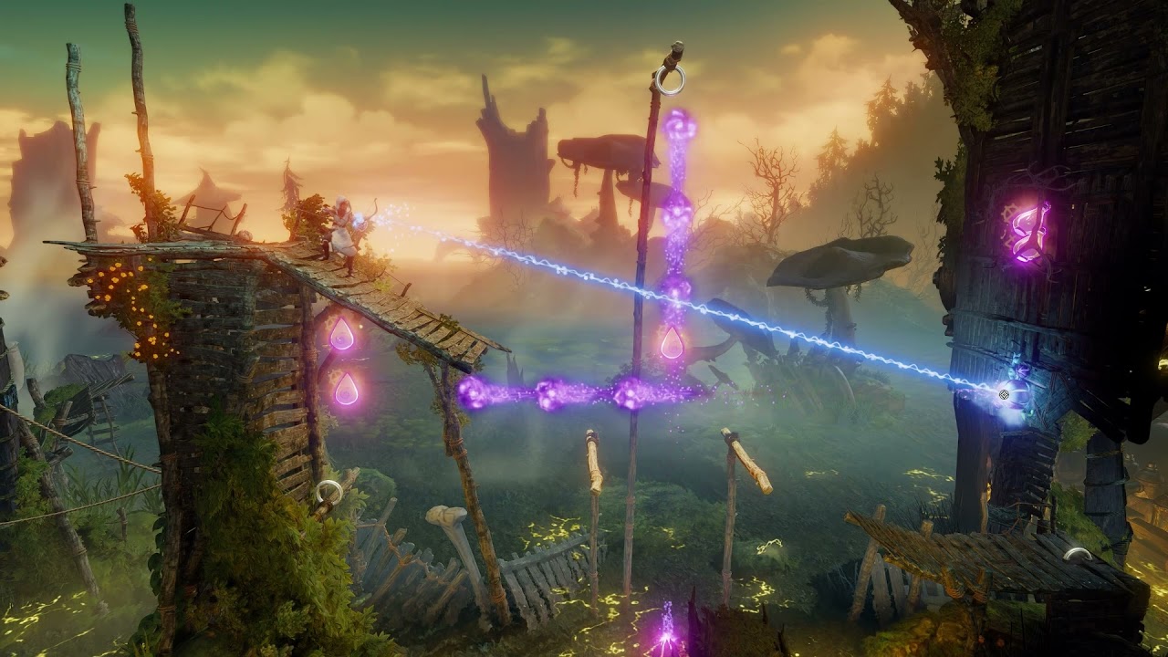Красивейшая игра Trine 4. Семейное прохождение под новый год 2022. Часть 13 смотреть онлайн
