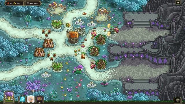 Kingdom Rush Origins Impossible Hero Challenge - The Unseelie Court Campaign - Catha смотреть онлайн