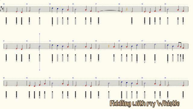 What Wondrous Love Is This - Christian Folk Hymn - Tin Whistle - Play Along Tab Tutorial