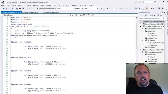 Programming Parallel Sections with OpenMP смотреть онлайн