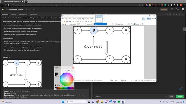 237. Delete Node in a Linked List - O(1) смотреть онлайн