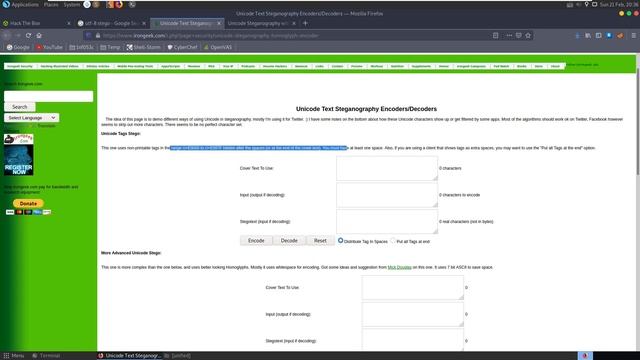 Unified [easy]: HackTheBox Stego Challenge (UTF-8 steganography) смотреть онлайн