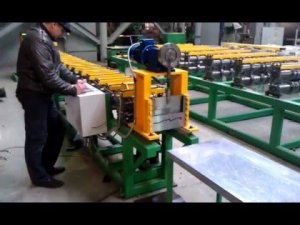 Станок для производства метало-сайдинга типа "Вагонка"