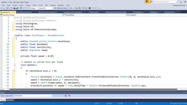 Smooth Locomotion Tutorial using SteamVR in Unity смотреть онлайн