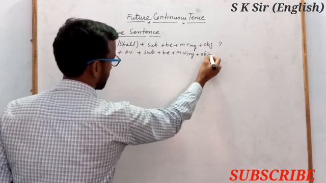 English | Future Continuous Tense | S K Sir смотреть онлайн