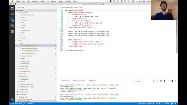 Angular Material Expansion Panel смотреть онлайн