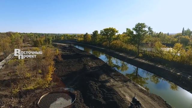 Русло реки Беленькая и строительство набережной в Саду Бернацкого смотреть онлайн