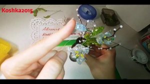 МИНИАТЮРНЫЕ ЛИЛИИ ИЗ бисера МК от Koshka2015 - цветы из бисера,  бисероплетение Beaded flowers DIY