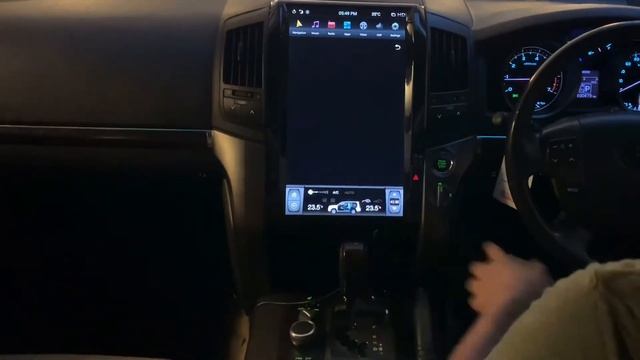 16” Tesla Screen for 2008 Toyota LC200 with Apple CarPlay смотреть онлайн