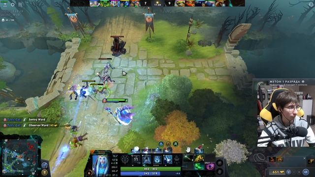 Dota 2 ЦМка в четвёрке. Опять же реализовываем себя через Мидас. Золотим себе ру смотреть онлайн
