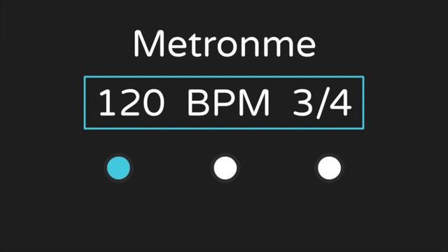 120 Bpm Metronome (with Accent ) | 3/4 Time | смотреть онлайн