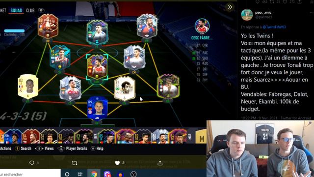 ON NOTE TON ÉQUIPE FUT! 💯- SPÉCIALE FUTURE STARS! FIFA 21 Ultimate Team #14 смотреть онлайн