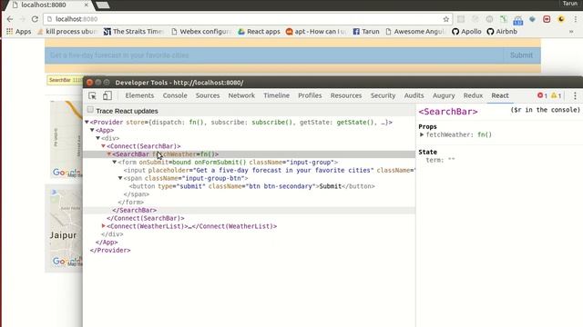 React Redux Understanding Redux Weather Application REducers and Store with Middleware смотреть онлайн