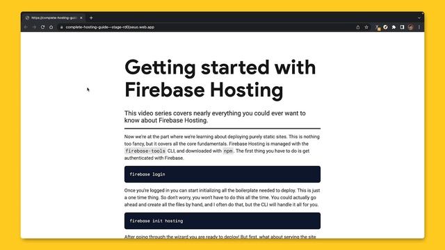 Getting started with Firebase Hosting (and GitHub Actions!) смотреть онлайн