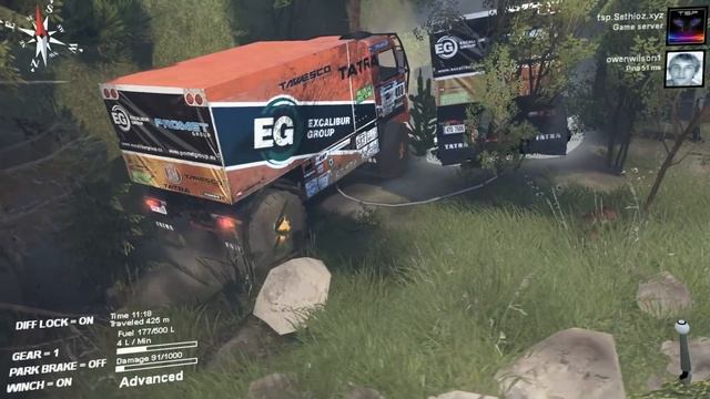 SpinTires - Mods - Rally Truck, RU Humvee & Monsters - #14 смотреть онлайн