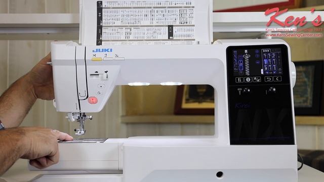 Juki Kirei NX7 Sewing Machine Feature Demo by Ken's Sewing Center in Muscle Shoals, AL смотреть онлайн