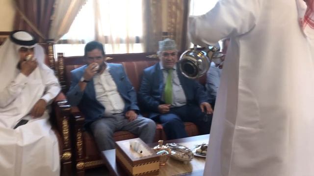 Исмагил Шангареев , доктор Мухаммад Аль Рошд и Ильяс Махмуд на приеме в честь Курбан байрама смотреть онлайн