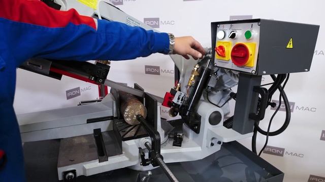 Ручной ленточнопильный станок IRONMAC CUT 250F EuroType | СПЕЦИАЛИСТ РЕКОМЕНДУЕТ!  НЕ ПРОПУСТИ!