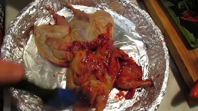 Перепела с клюквой запеченные в духовке. смотреть онлайн