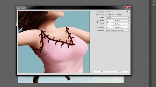 How to RESIZE an Image in Photoshop CC + How to CROP смотреть онлайн