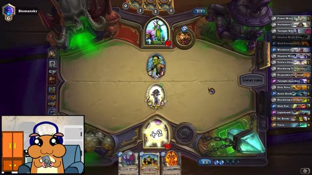 [ Hearthstone S20 ] Dragon Priest vs Druid rank 6 смотреть онлайн