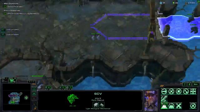 Starcraft WoL Campaign - Smash and Grab (Brutal, All Achievements + Bonus) смотреть онлайн